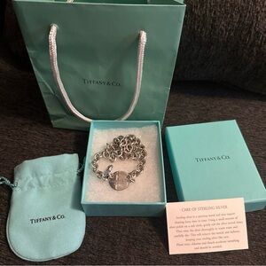 Tiffany & Co. Silver necklace 14 inch sterling silver authentic.